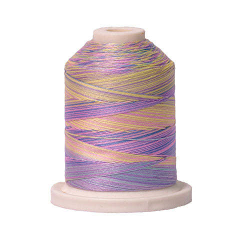 Signature 40wt Variegated Cotton Thread SIG41-007 Pastels  700yd