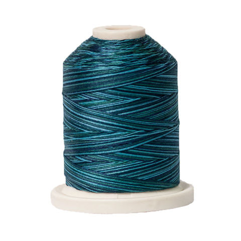 Signature 40wt Variegated Cotton Thread SIG41-018 Island Waters  700yd