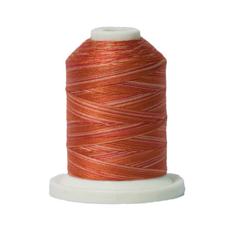 Signature 40wt Variegated Cotton Thread - 700yd - Rusty Oranges #074 ...
