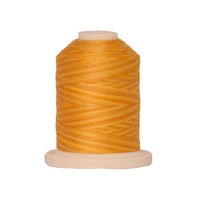 Signature 40wt Variegated Cotton Thread SIG41-076 Brassy Oranges  700yd