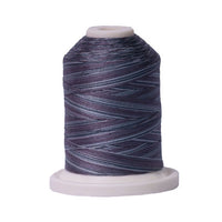 Signature 40wt Variegated Cotton Thread SIG41-081 Smokey Blues  700yd