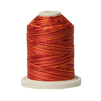 Signature 40wt Variegated Cotton Thread SIG41-257 Poppy Blaze  700yd