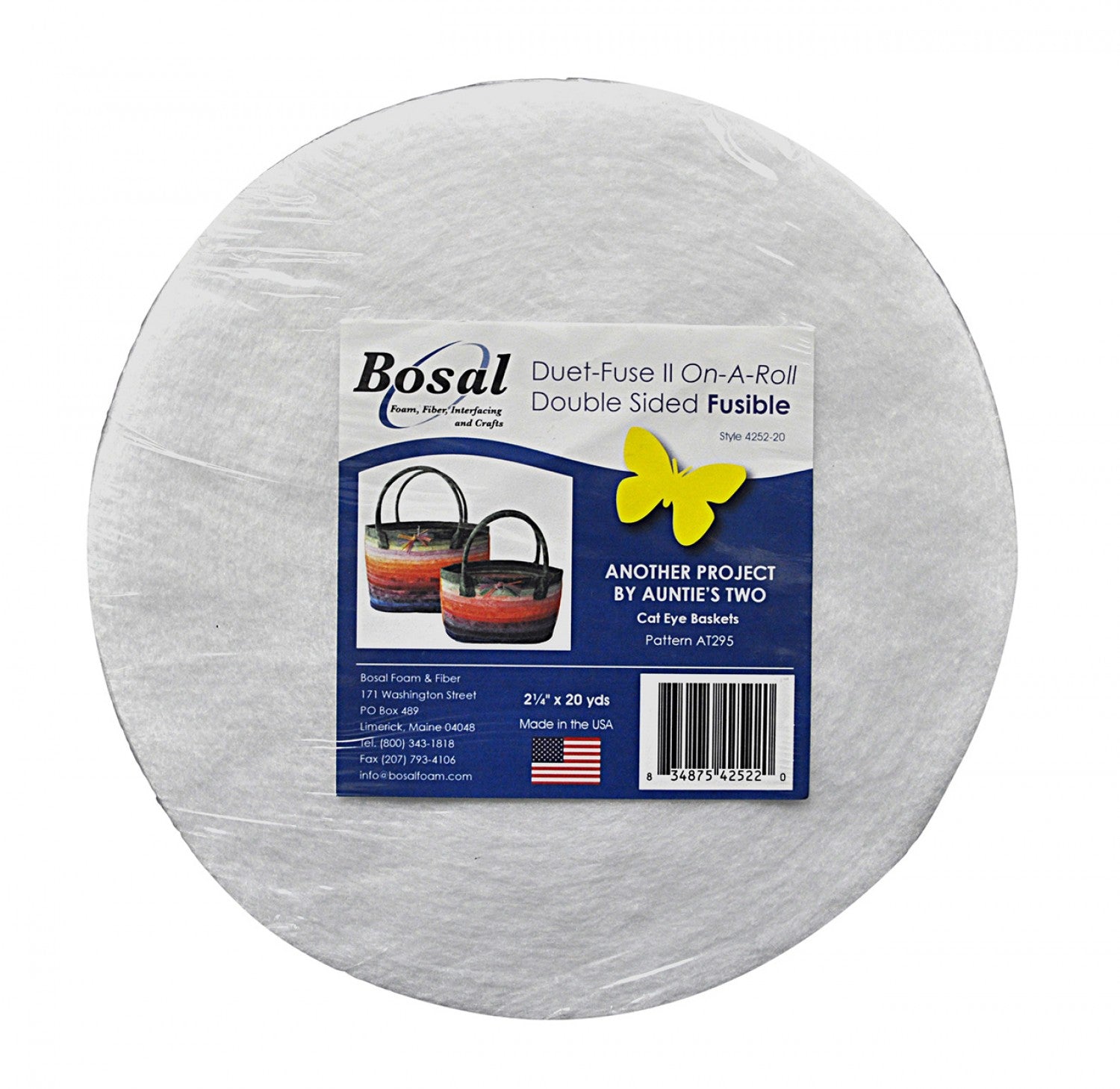Bosal Duet-Fuse II On-A-Roll Double Sided Fusible 2.25in x 20yd – Red Rock  Threads