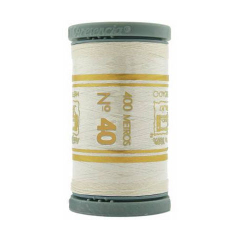 Presencia 40wt Cotton Sewing Thread 207 Light Yellow Beige 2  400m/437yd Spool