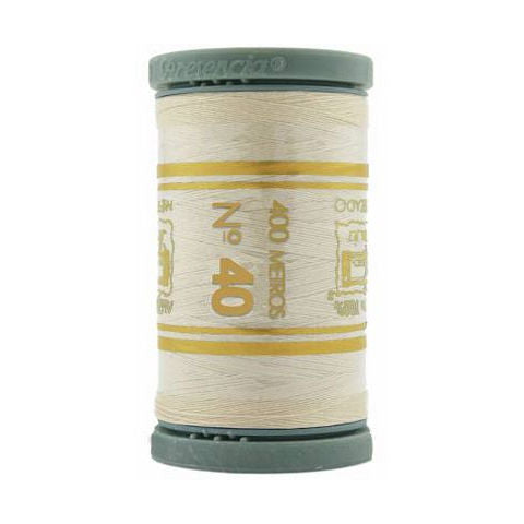 Presencia 40wt Cotton Sewing Thread 209 Light Hazelnut Cream  400m/437yd Spool