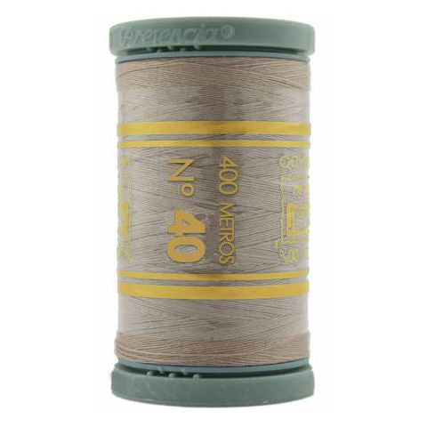 Presencia 40wt Cotton Sewing Thread 212 Beige  400m/437yd Spool