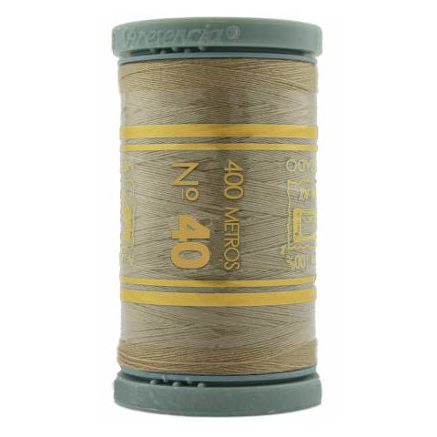 Presencia 40wt Cotton Sewing Thread 215 Golden Tan  400m/437yd Spool