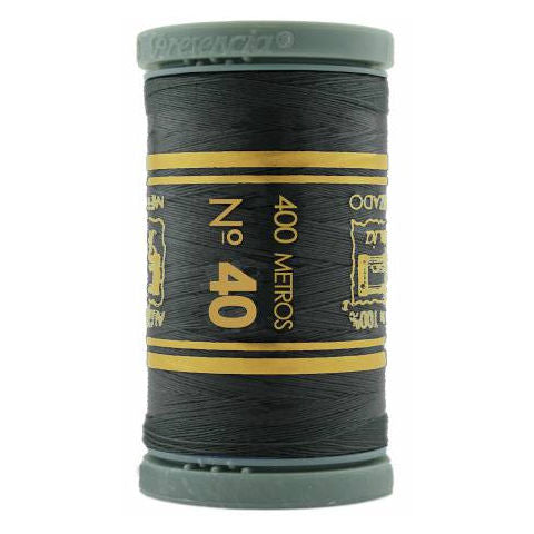 Presencia 40wt Cotton Sewing Thread 364 Dark Beaver Gray  400m/437yd Spool