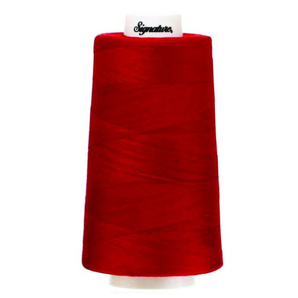 Signature 40wt Thread 586 Holiday Red  3000yd Cone