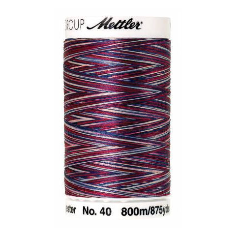 Mettler Poly Sheen Multi Thread 9918 American Flag  800m