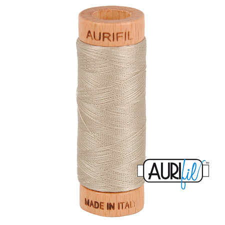 5011 Rope Beige  - Aurifil 80wt Thread 300yd/274m