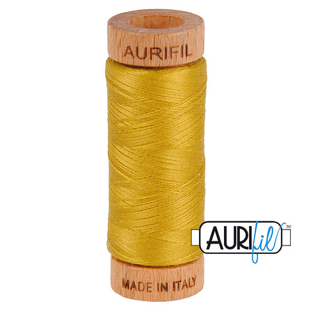 5022 Mustard  - Aurifil 80wt Thread 300yd/274m
