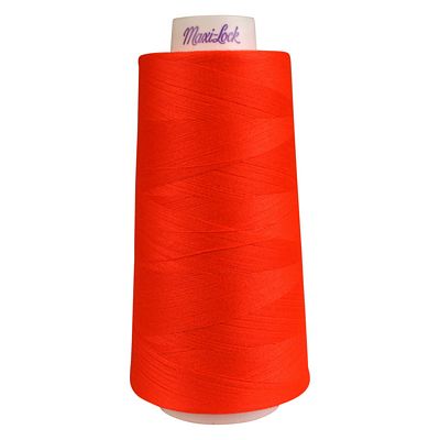 Maxi-Lock Serger Thread 43263 Neon Orange  3000yd Cone