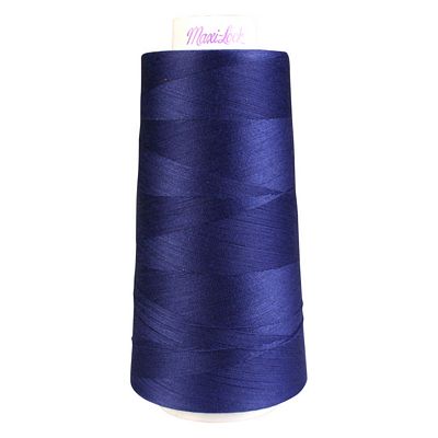 Maxi-Lock All Purpose Serger Thread - 3000yd Cone - Royal Blue #43311 ...