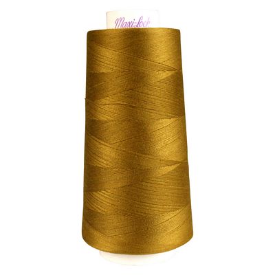 Maxi-Lock Serger Thread 44845 Brass  3000yd Cone