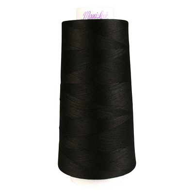 Maxi-Lock Stretch Serger Thread - 2000yd Cone - Black #32002 – Red Rock ...
