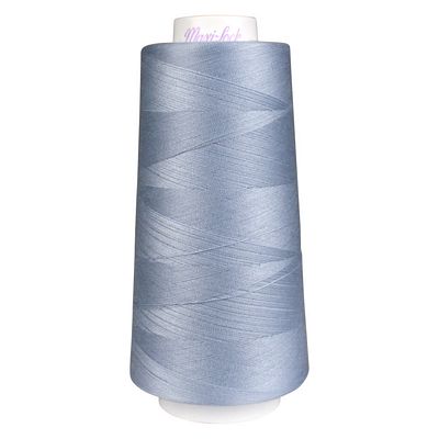 Maxi-Lock Stretch Serger Thread - 2000yd Cone - Blue Mist #32049 – Red ...