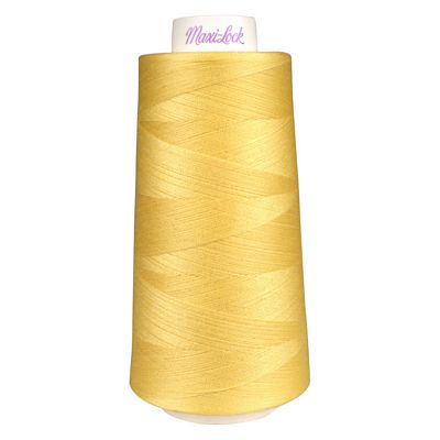 Macrolin Thread Maxi-Lock Stretch Serger Thread - 2000yd Cone - Sunlight #43402 – Red ...