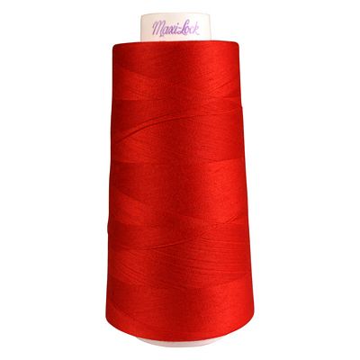 STRETCH Thread from Maxi-Lock 45136 Poppy Red  2000yd Cone