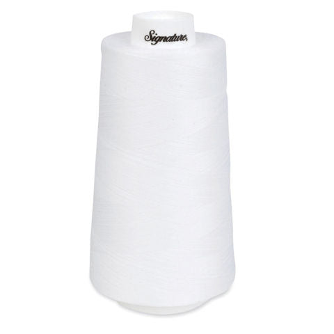Signature Polycore Cotton Covered Polyester Thread - 3000yd - White#001 ...