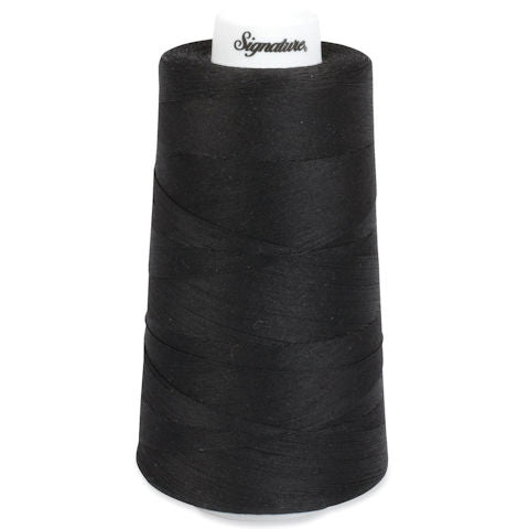 Signature Cotton Wrapped Poly Quilt Thread 070 Black 3000yd