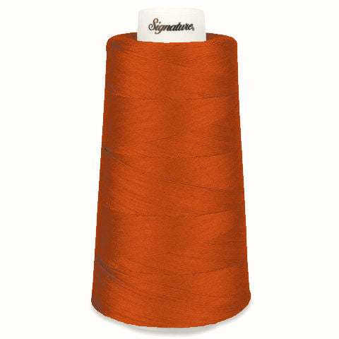 Signature Cotton Wrapped Poly Quilt Thread 162 Pumpkin 3000yd