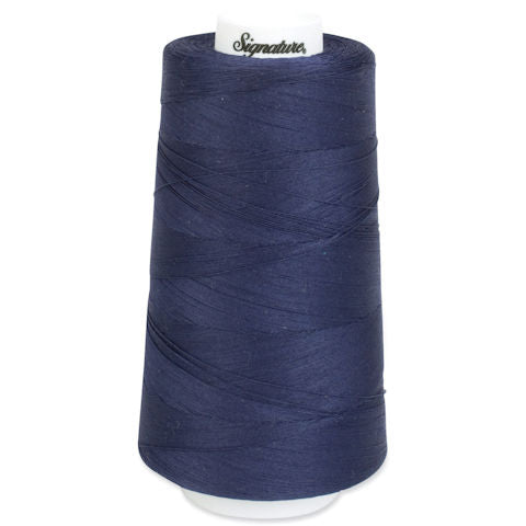Signature Cotton Wrapped Poly Quilt Thread 386 Navy 3000yd
