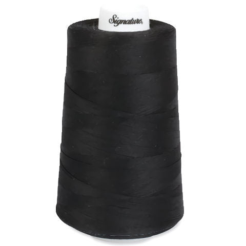 Signature Cotton Wrapped Poly Quilt Thread 070 Black 6000yd