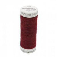 Sulky Cotton 12wt Petites 0035 Merlot Wine  50yd Snap End Spool