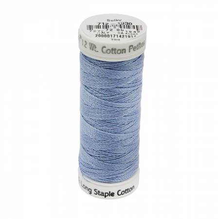 Sulky Cotton 12wt Petites 1030 Periwinkle  50yd Snap End Spool