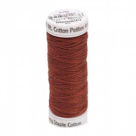 Sulky Cotton 12wt Petites 1058 Tawny Brown  50yd Snap End Spool
