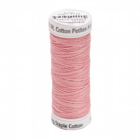 Sulky Cotton 12wt Petites 1115 Light Pink  50yd Snap End Spool