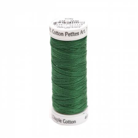 Sulky Cotton 12wt Petites 1232 Classic Green  50yd Snap End Spool