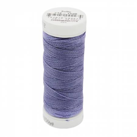 Sulky Cotton 12wt Petites 1296 Hyacinth  50yd Snap End Spool