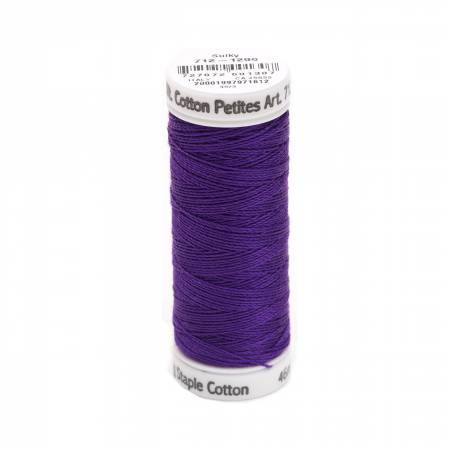 Sulky Cotton 12wt Petites 1299 Purple Shadow  50yd Snap End Spool