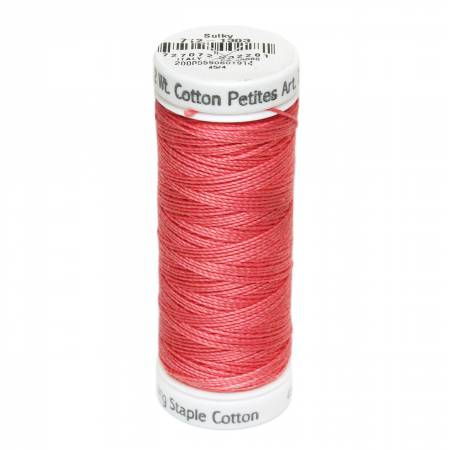 Sulky Cotton 12wt Petites 1303 Watermelon  50yd Snap End Spool