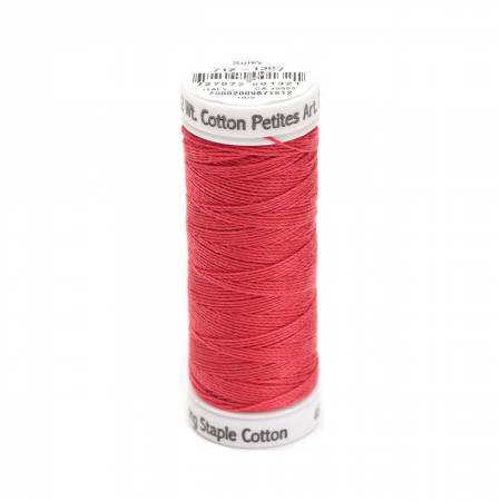 Sulky Cotton 12wt Petites 1307 Petal Pink  50yd Snap End Spool