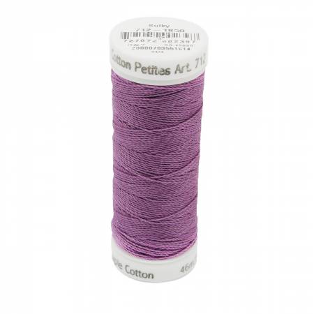 Sulky Cotton 12wt Petites 1830 Lilac  50yd Snap End Spool
