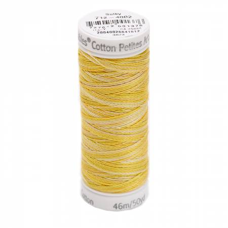 Sulky Cotton 12wt Petites 4002 Buttercream  50yd Snap End Spool