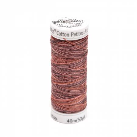 Sulky Cotton 12wt Petites 4011 Milk Chocolate  50yd Snap End Spool