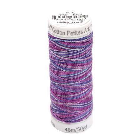 Sulky Cotton 12wt Petites 4032 Iris  50yd Snap End Spool