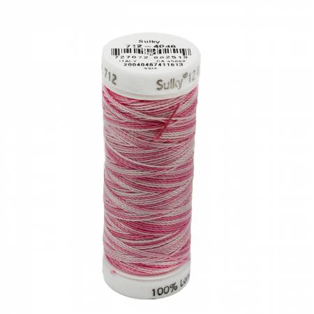 Sulky Cotton 12wt Petites 4046 Sweet Rose  50yd Snap End Spool