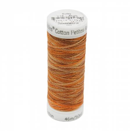 Sulky Cotton 12wt Petites 4065 Sundown  50yd Snap End Spool