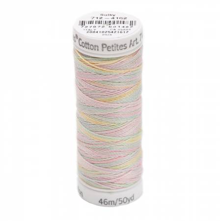 Sulky Cotton 12wt Petites 4102 Spring Garden  50yd Snap End Spool