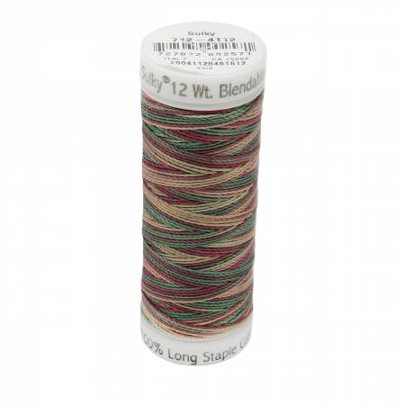 Sulky Cotton 12wt Petites 4112 Vintage Holiday  50yd Snap End Spool