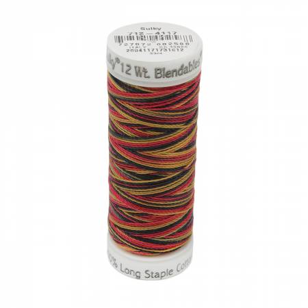 Sulky Cotton 12wt Petites 4117 Fall Holidays  50yd Snap End Spool