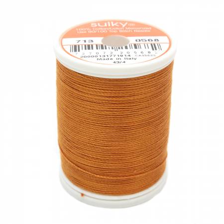 Sulky Cotton 12wt Thread 0568 Cinnamon  330yd Spool