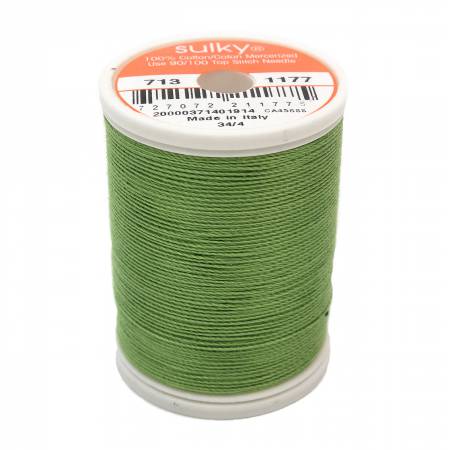 Sulky Cotton 12wt Thread 1177 Avocado  330yd Spool