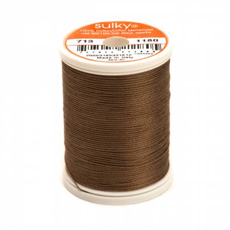 Sulky Cotton 12wt Thread 1180 Medium Taupe  330yd Spool