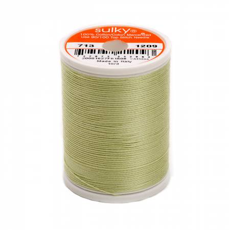 Sulky Cotton 12wt Thread 1209 Light Avocado  330yd Spool